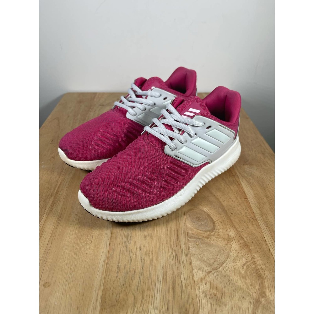 Adidas Kids Alphabounce RC XJ Pink White Gray Sneaker B42302 sz1